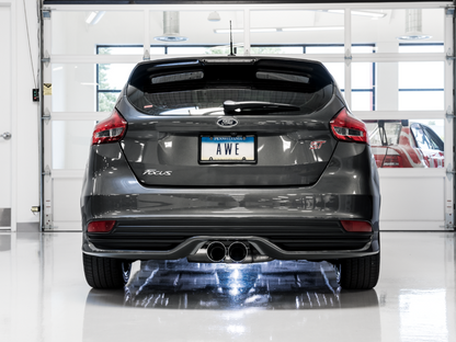 Escape Cat-back AWE Tuning Ford Focus ST Touring Edition - sem ressonância - pontas cromadas prateadas