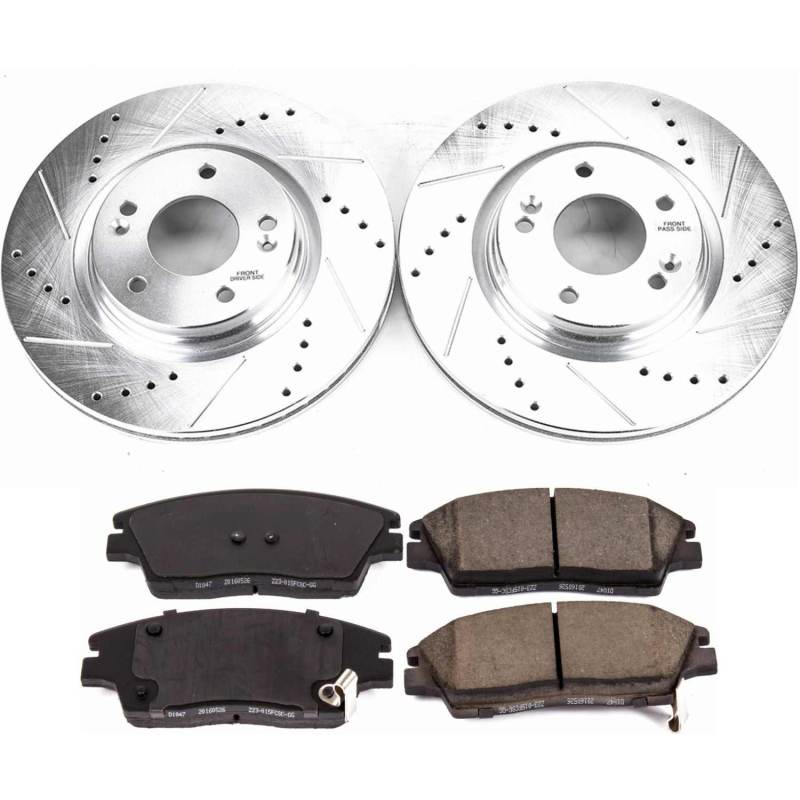 Power Stop 2022 Kia Sportage Rear Z23 Evolution Brake Kit