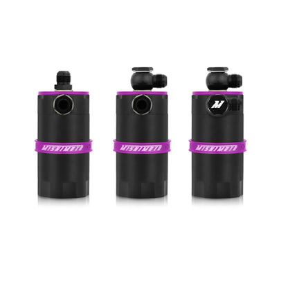 Mishimoto - Recipiente de recogida de aceite con deflector universal - Púrpura