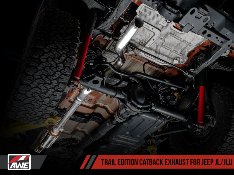 AWE Tuning 2018+ Jeep Wrangler JL/JLU 2.0T Trail Edition Cat-Back Escape