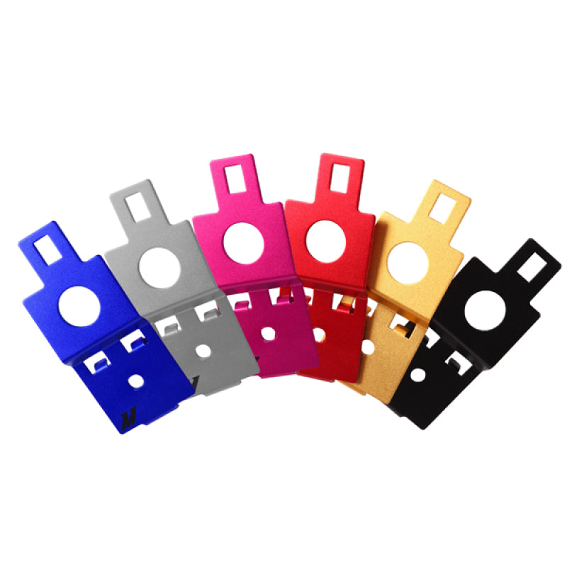 Mishimoto 02-07 Subaru Impreza WRX Soporte de radiador de aluminio - Rosa anodizado