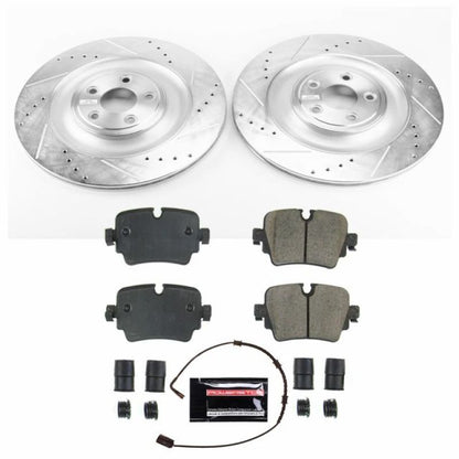 Power Stop 2018 Jaguar XJ Rear Z23 Evolution Sport Brake Kit