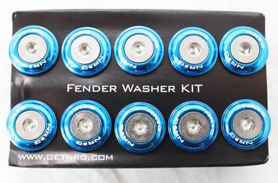 NRG - FENDER WASHER KIT; RIVETS FOR PLASTIC; SET OF 10
