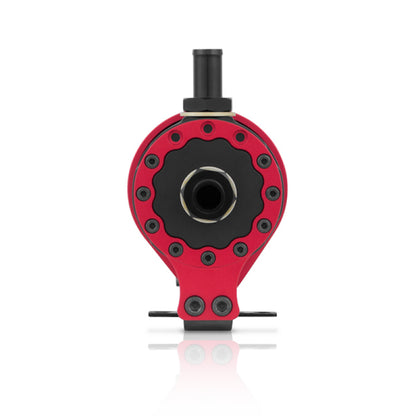 Mishimoto Recipiente de captura de aceite con deflector universal - Rojo