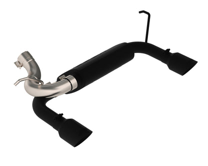 MBRP 07-14 Jeep Wrangler/Rubicon 3.6L/3.8L V6 Axle-Back Salida trasera doble Black Performance Exhuast Sys