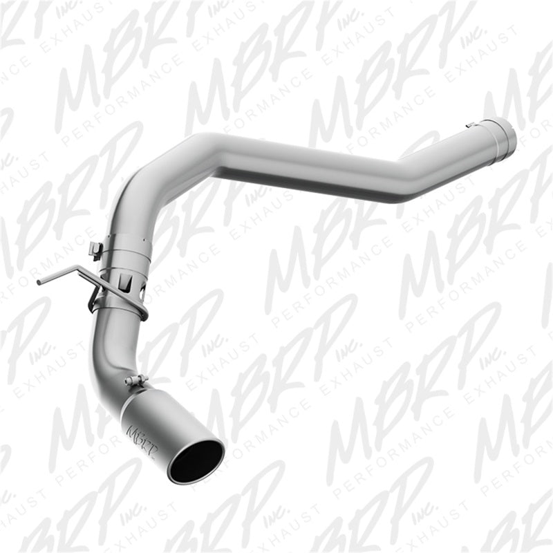 MBRP 16-19 Nissan Titan XD 5.0L 4in Filtro trasero Sistema de escape de alumbre de salida de un solo lado