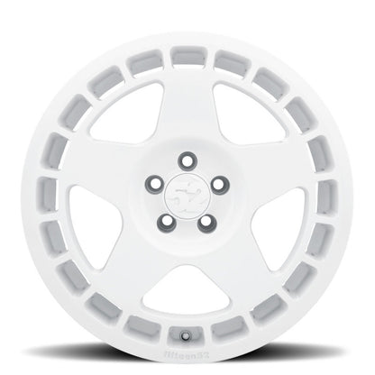1552 Turbomac 18x8.5 5x108 42mm ET 63.4mm Centro Bore Rally White Rueda