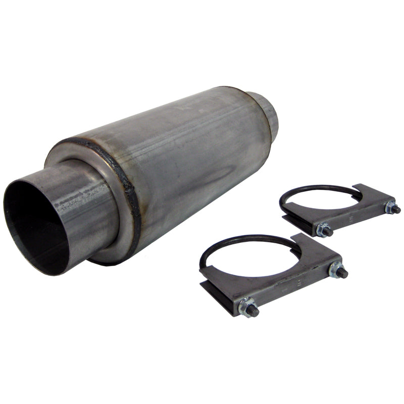 Resonador universal MBRP 4 Entrada/Salida 12 Cuerpo 18 Totalmente aluminizado