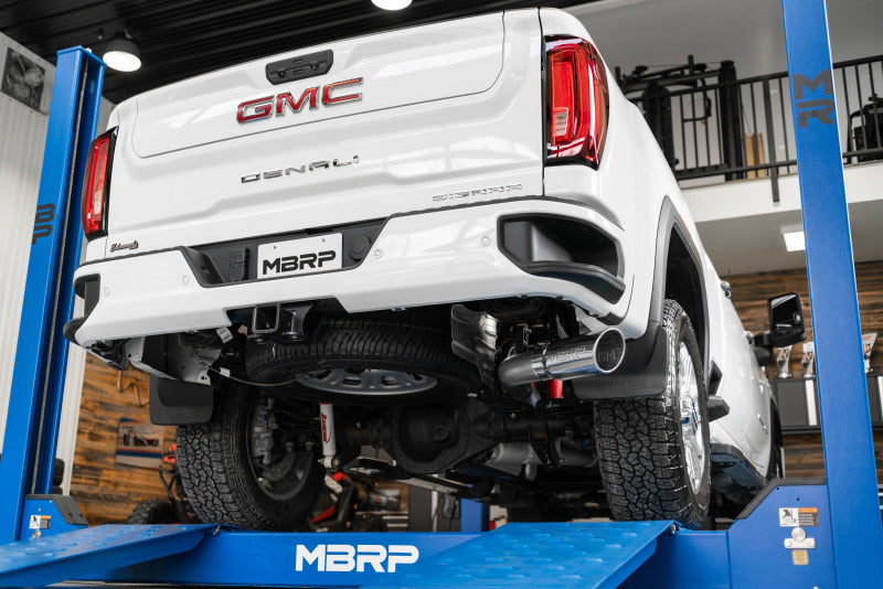 MBRP 2020 Chevrolet/GMC 2500/3500 HD Silverado/Sierra 6.6L V8 T304 Serie Pro Escape de rendimiento