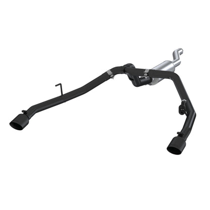 MBRP 2020 Jeep Gladiator 3.6L 2.5in Salida trasera doble Cat Back Escape con revestimiento negro