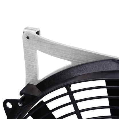 Mishimoto 01-06 BMW M3 E46 3.2L Kit de cobertura de ventilador de alumínio sem controlador