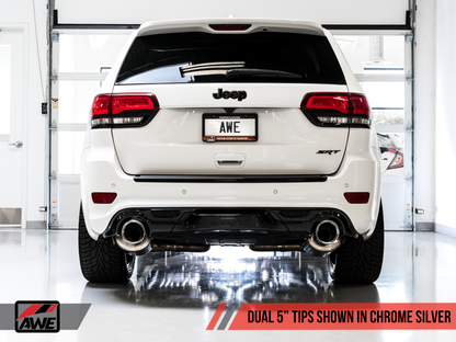 AWE Tuning 2020 Jeep Grand Cherokee SRT Touring Edition Escape - Puntas plateadas cromadas
