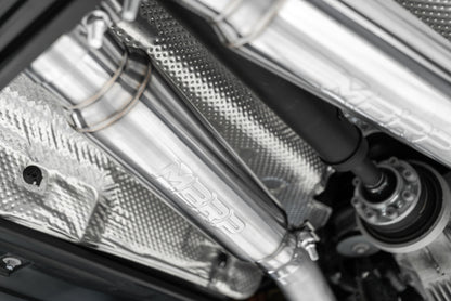 MBRP 17-21 Cargador 5.7L 3in Salida trasera doble Escape Catback aluminizado