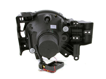 ANZO 2007-2013 Toyota Fj Cruiser Projetor Faróis com halo preto