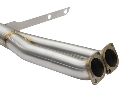 aFe MACHForce XP SS-304 ponta preta 3.0in-2.5in Dia Cat Back Exhaust 11-13 BMW 335i (E90/E92) 3.0L