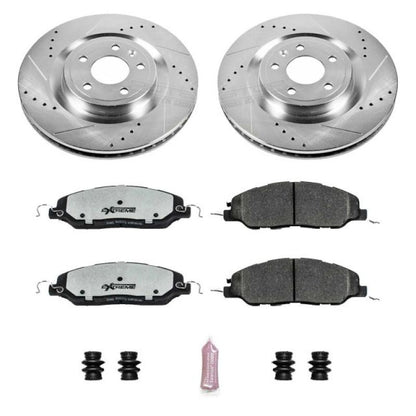 Kit de freio Power Stop 11-14 Ford Mustang Front Z26 Street Warrior