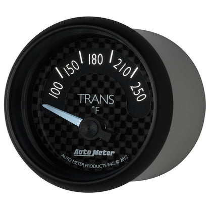 Autometer GT Series 52mm Short Sweep Electronic 100-250 Deg F Transmission Temperature