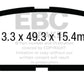 EBC 14+ Acura MDX 3.5 Ultimax2 Rear Brake Pads