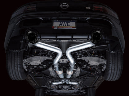 AWE Tuning 2023 Nissan Z RZ34 RWD Track Edition Cat-Back Exhaust System w/ Diamond Black Tips