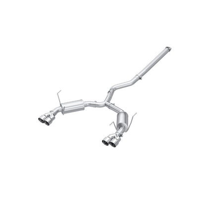 MBRP 2022+ Subaru WRX 3in Cat-Back Dual Split Trasero Quad Tips Street Profile Escape