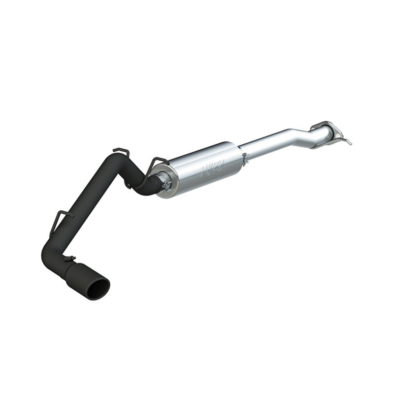 MBRP 17+ Chevrolet Colorado 2.5L/3.6L 3in Cat Back Salida de un solo lado con boquilla de 4in - Revestimiento trasero