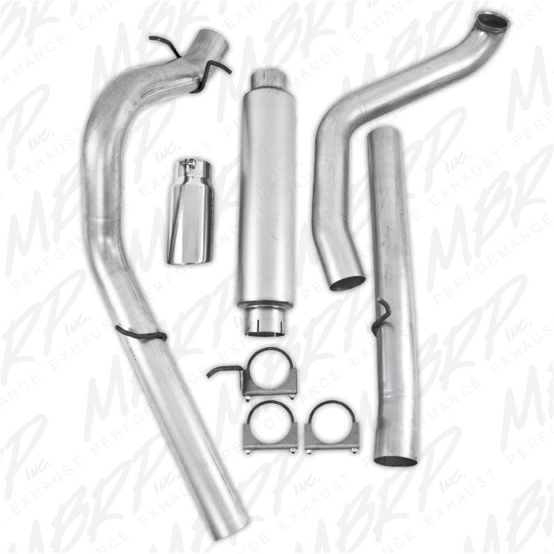 MBRP 1999-2003 Ford Excursion 7.3L Turbo trasero de un solo lado