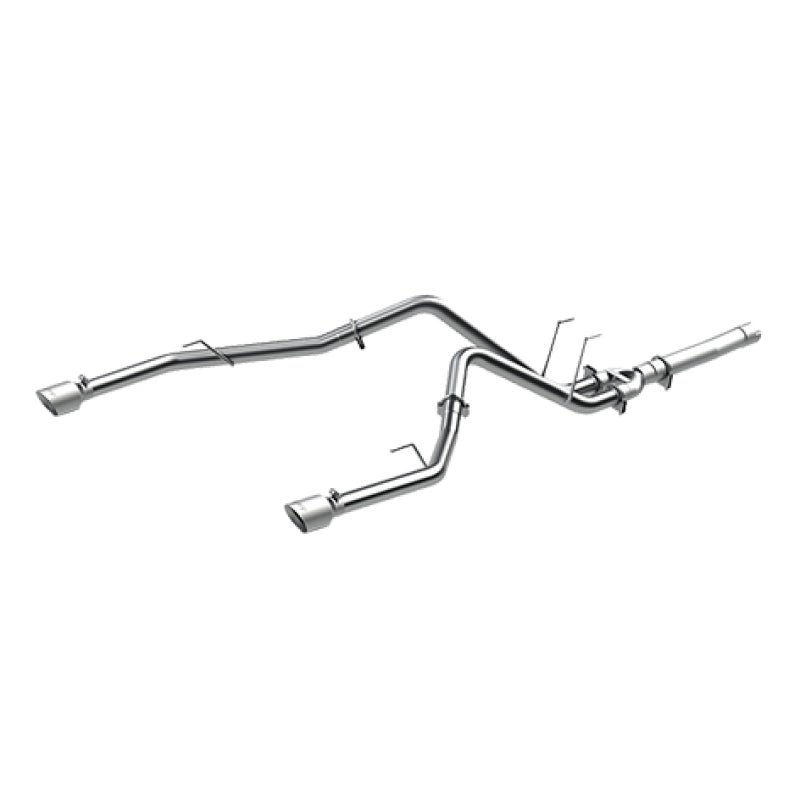 MBRP 2014 Dodge Ram 1500 3.0L EcoDiesel 2.5in Filtro de escape trasero Dual Split Salida trasera Alum