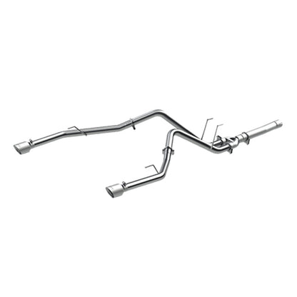 MBRP 2014 Dodge Ram 1500 3.0L EcoDiesel 2.5in Filtro de escape trasero Dual Split Salida trasera Alum