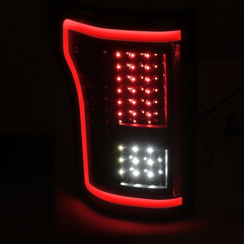 ANZO 2015-2017 Ford F-150 LED lanternas traseiras pretas