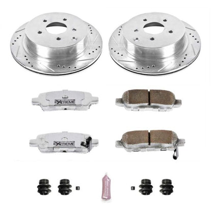 Power Stop 03-12 Infiniti FX35 Trasero Z26 Street Warrior Kit de Freno