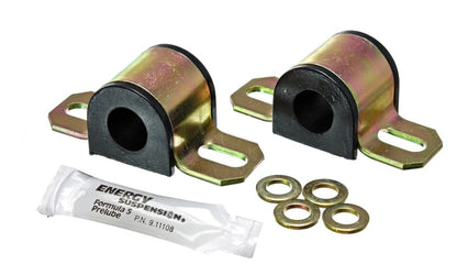 Energy Suspension Bujes de barra estabilizadora universales de 20 mm negros no engrasables