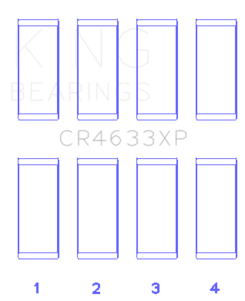 King Engine Bearings Peugeot EP6DT/BMW N14B16C Rod Bearing Set - Size STD