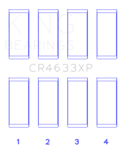 King Engine Bearings Peugeot EP6DT/BMW N14B16C Rod Bearing Set - Size STD