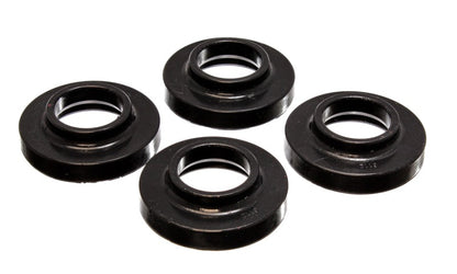 Energy Suspension 97-06 Jeep Wrangler TJ / 84-01 Cherokee Black Fr/Rear Coil Lift Isolator Conjunto de 4