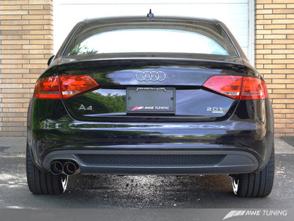 Escape AWE Tuning Audi B8 A4 Touring Edition - Ponteiras Diamond Black de lado único