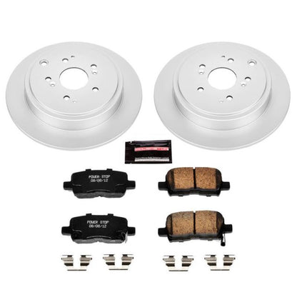 Power Stop 01-06 Acura MDX trasero Z17 Evolution Geomet Kit de freno revestido