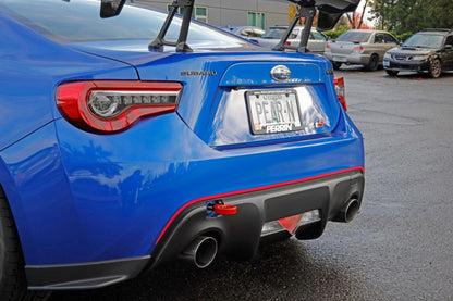 Perrin 13-20 &amp; 2022 Subaru BRZ / 13-16 Scion FRS / 17-20 Toyota 86 Kit de gancho de remolque (trasero) - Rojo