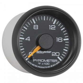 Auto Meter - 2-1/16" PYROMETER, 0-2000 °F, STEPPER MOTOR, GM FACTORY MATCH (8345)