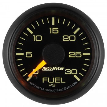 Auto Meter - 2-1/16" FUEL PRESSURE, 0-30 PSI, STEPPER MOTOR, GM FACTORY MATCH (8360)