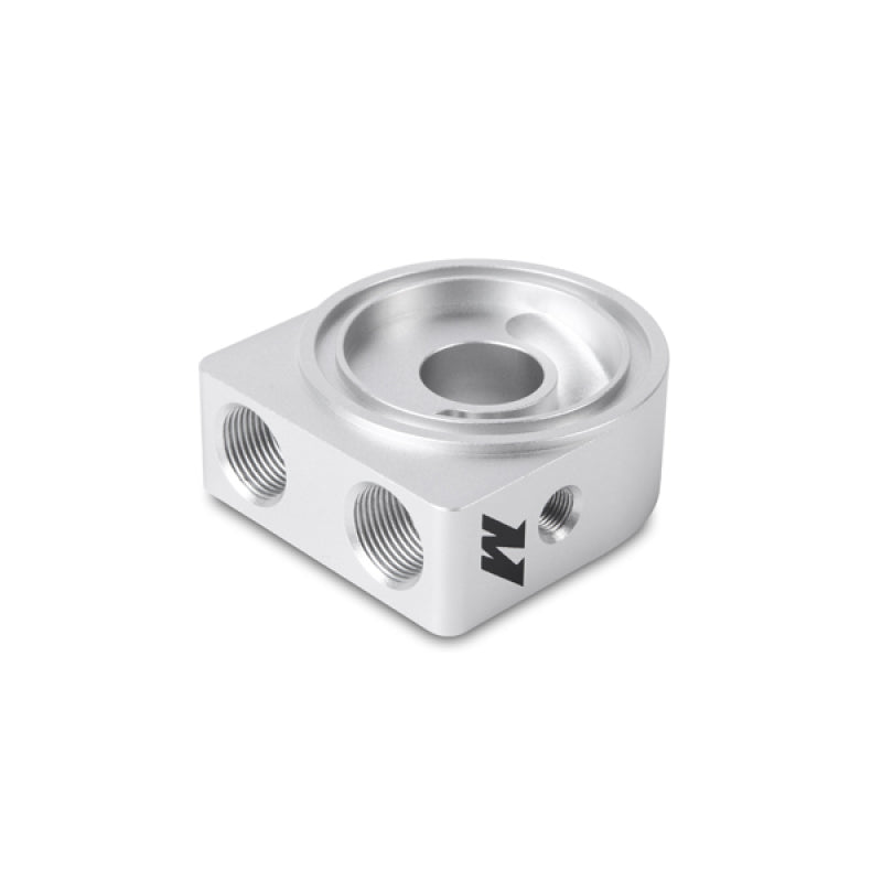 Placa de sándwich de aceite Mishimoto Silver M20
