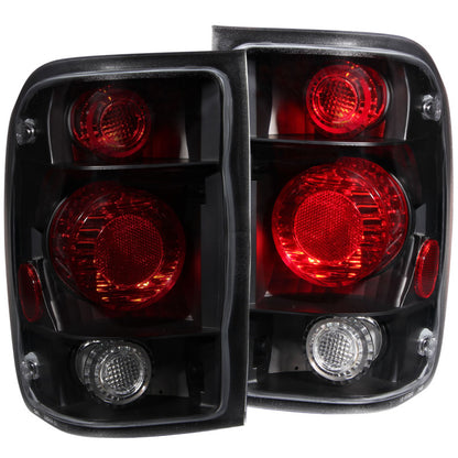 ANZO 1998-2000 Ford Ranger Lanternas traseiras Dark Smoke G2