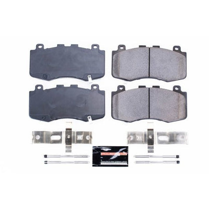 Power Stop 18-19 Jeep Grand Cherokee Front Z23 Evolution Sport Pastillas de freno con hardware
