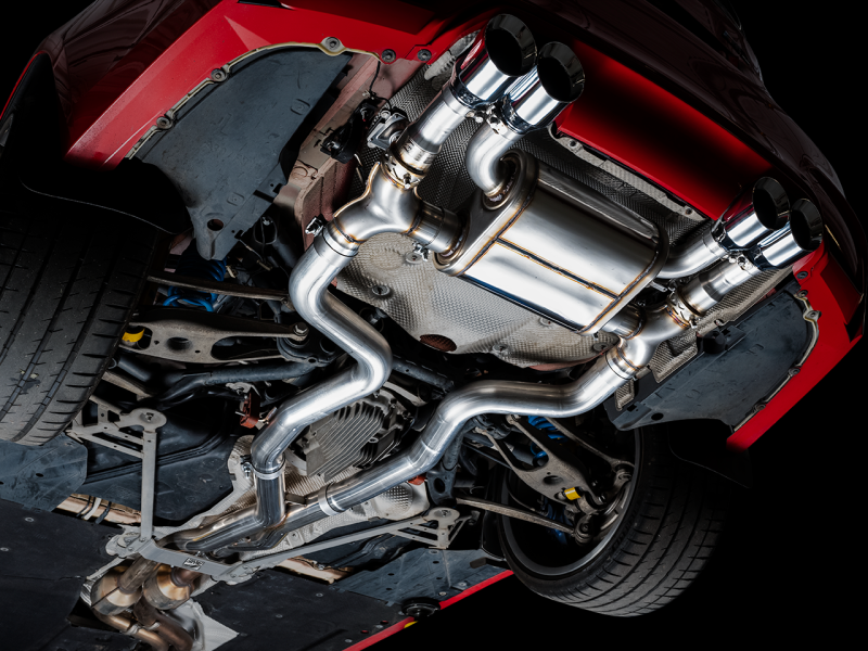 AWE Tuning BMW F8X M3/M4 SwitchPath Cat-Back Exhaust - Diamond Black Tips