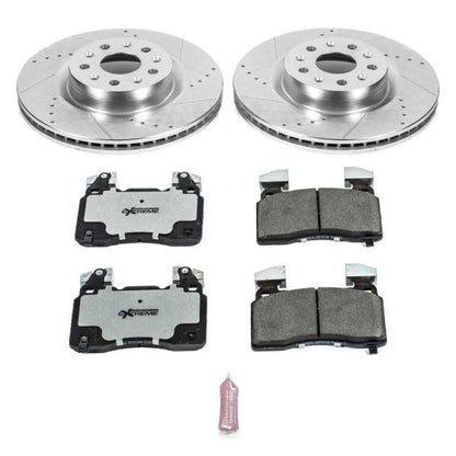 Kit de freio Power Stop 16-18 Cadillac CT6 Front Z26 Street Warrior