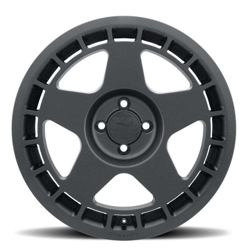 quinze52 Turbomac 17x7.5 4x108 42mm ET 63.4mm Furo Central Asfalto Roda Preta