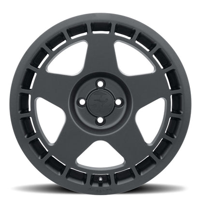 quinze52 Turbomac 17x7.5 4x108 42mm ET 63.4mm Furo Central Asfalto Roda Preta