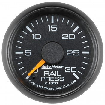 Auto Meter - 2-1/16" FUEL RAIL PRESSURE, 0-30K PSI, STEPPER MOTOR, GM FACTORY MATCH (8386)