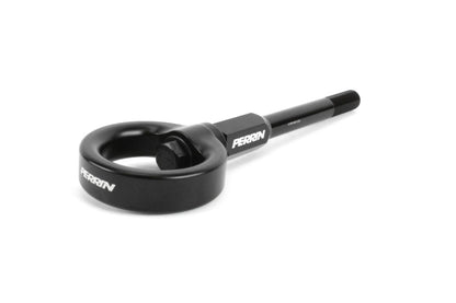 Perrin 02-07 Subaru WRX/STI Kit de gancho de remolque (delantero) - Negro plano