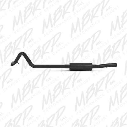 MBRP 2007-2009 Jeep Wrangler (JK) 3.8L V6 4 dr Off-Road Tail Pipe Silenciador antes del eje