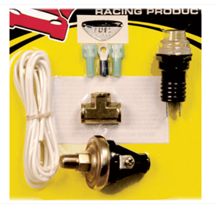 Longacre Racing - Kit de luz de advertência de pressão de combustível 4,5 PSI (40251)